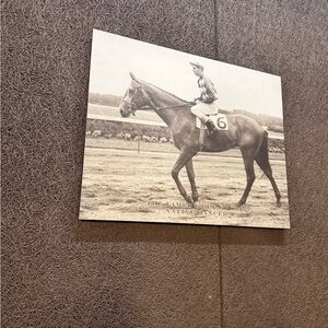 Vintage Horse Racing Canvas Art